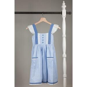 Well Dressed Wolf Girls Blue Cameron Dress Size 12 NWT